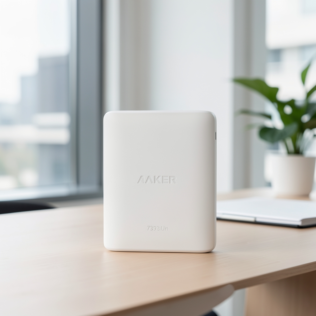 Anker yüksek kapasiteli power bank, çoklu USB şarj bağlantıları ve dijital ekran