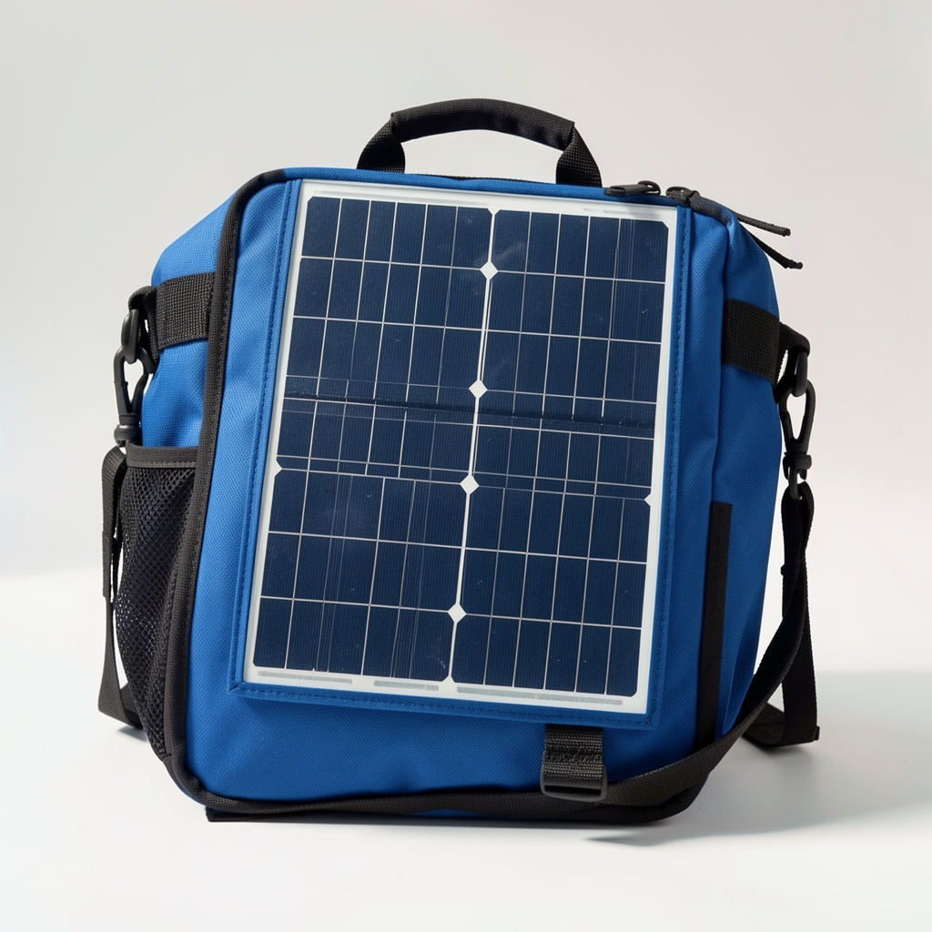 Katlanabilir güneş paneli çantası, 28W güç kapasiteli outdoor solar şarj ünitesi