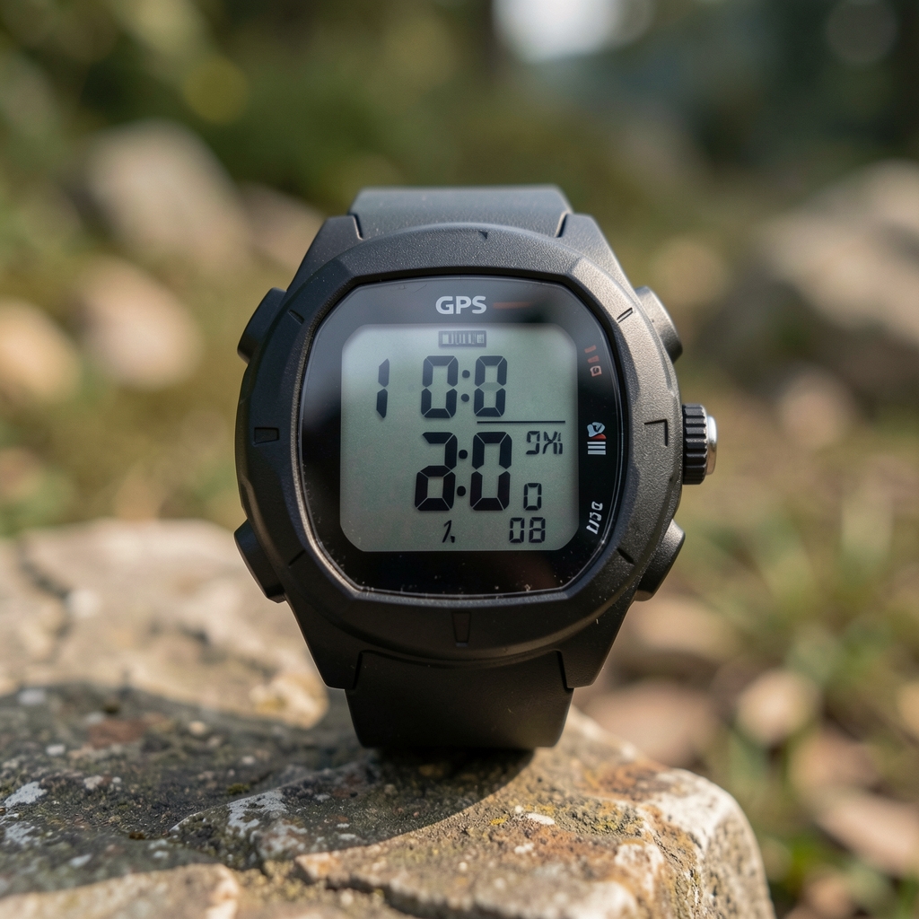 Outdoor kullanım için tasarlanmış GPS özellikli spor saati