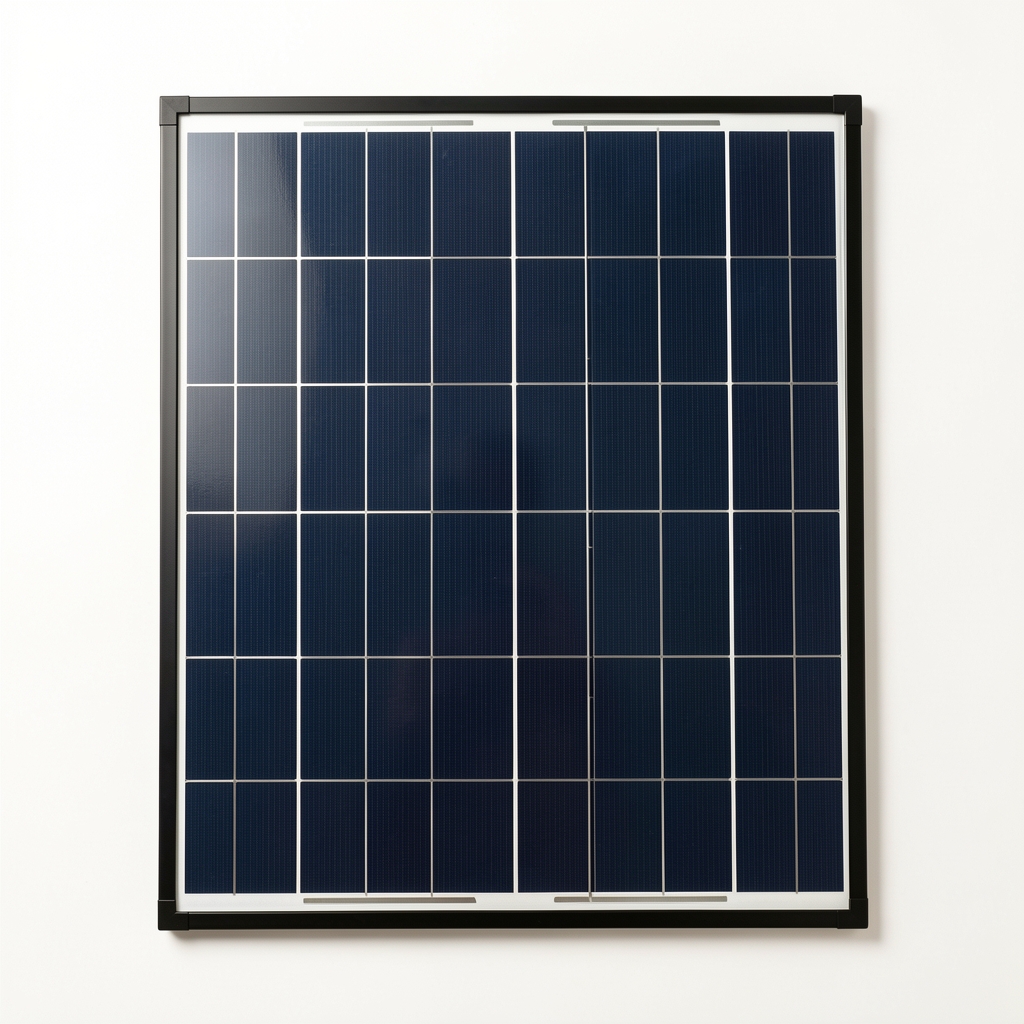 Renogy 100W monokristalin güneş paneli düz yüzey, siyah çerçeveli rijit panel